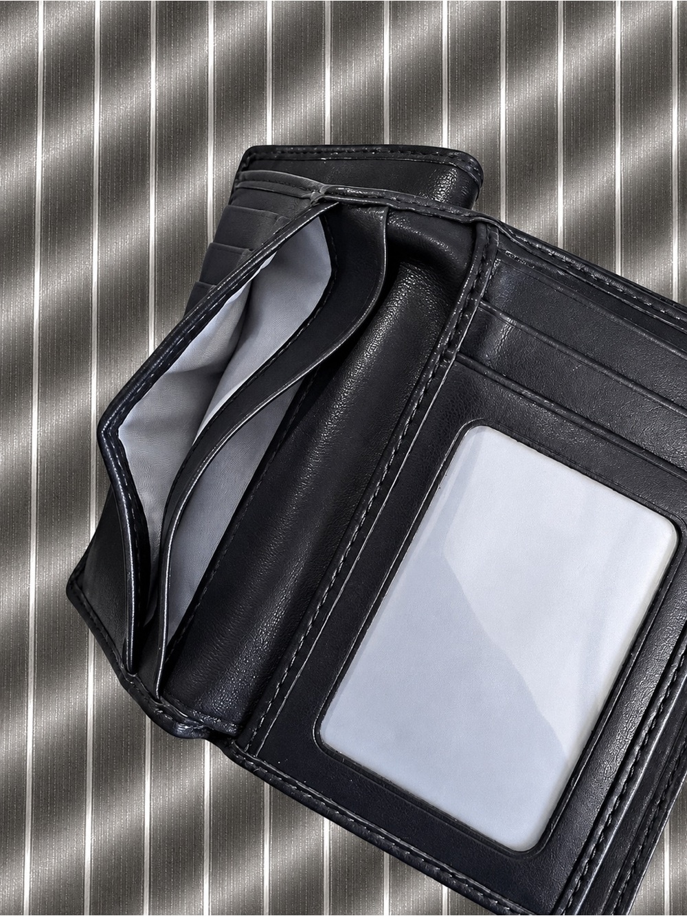Coach Navy Leather Turnlock Bifold Wallet - Picture 12 of 14